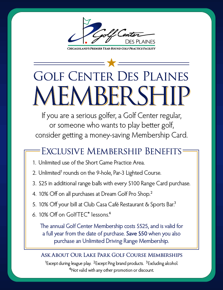 Golf Center Des Plaines Annual Membership