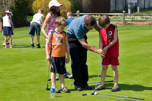Sticks For Kids Program at the Lake Park Golf Course