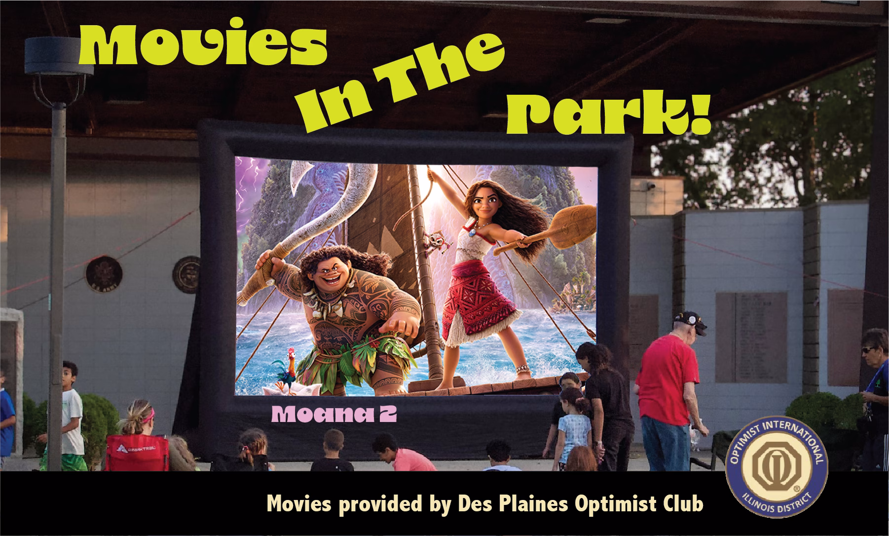 Movies in the Park Moana 2