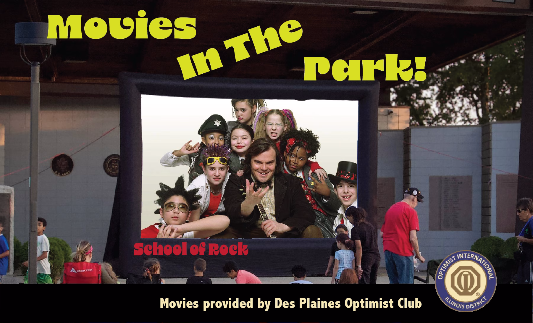 Movies in the Park School of Rock