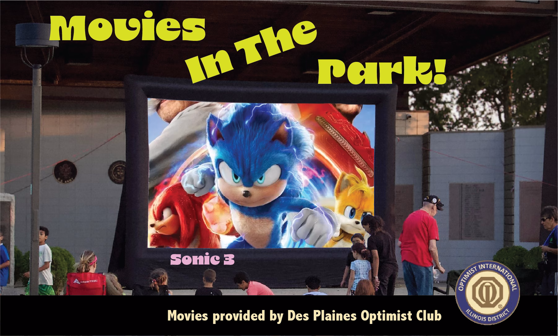 Movies in the Park Sonic the Hedgehog 3